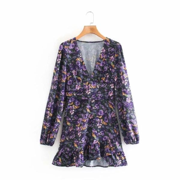 casual dresses women floral printing v-neck waist pleated mini dress vintage femme lantern sleeve clothes loose vestido d6621, Black;gray
casual dresses women floral printing v-neck waist pleated mini dress vintage femme lantern sleeve clothes loose vestido d6621, Black;gray