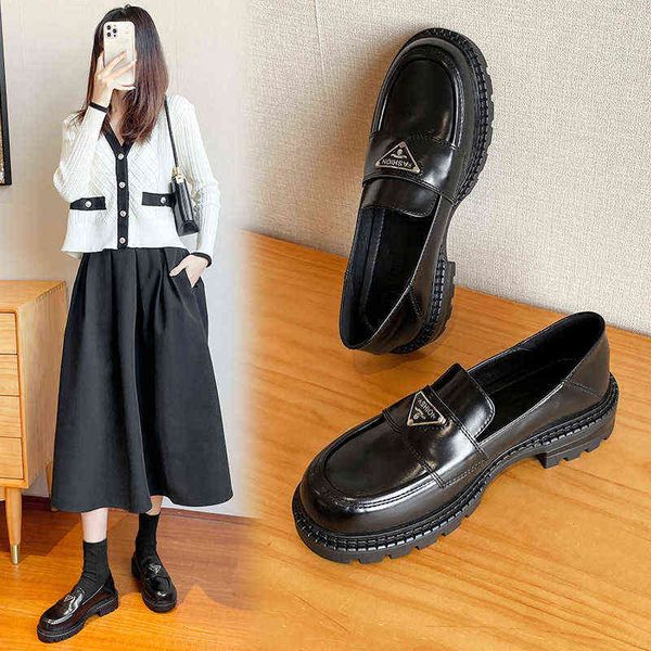dress shoes designer women small leather shoes luxury metal print platform loafers chunky heel sandals summer 220310, Black
dress shoes designer women small leather shoes luxury metal print platform loafers chunky heel sandals summer 220310, Black