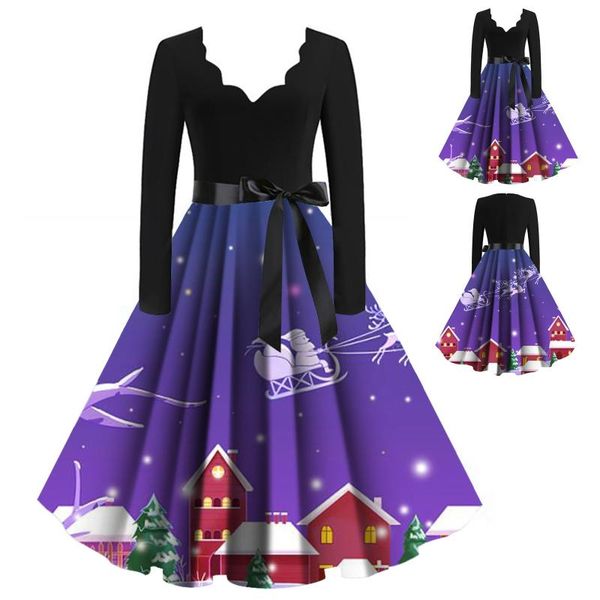 casual dresses plus size winter christmas woman party dress women vintage long sleeve 1950s housewife vestido de mujer, Black;gray
casual dresses plus size winter christmas woman party dress women vintage long sleeve 1950s housewife vestido de mujer, Black;gray
