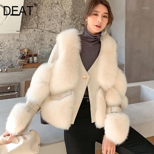 women's fur & faux deat 2021 autumn winter fashion casual long sleeve single breasted whole skin grass coat women short one sg7431, Black
women's fur & faux deat 2021 autumn winter fashion casual long sleeve single breasted whole skin grass coat women short one sg7431, Black