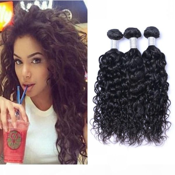 mongolian water wave human hair bundles natural color 3 bundles virgin hair extensions unprocessed hair 100g pc, Black
mongolian water wave human hair bundles natural color 3 bundles virgin hair extensions unprocessed hair 100g pc, Black