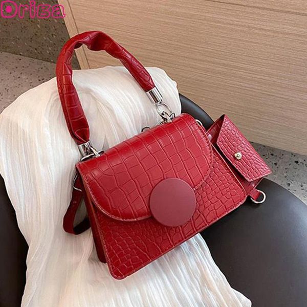 driga female casual shoulder handbags 2020 new fashion retro crocodile pattern messenger bag frilled portable solid color purse
driga female casual shoulder handbags 2020 new fashion retro crocodile pattern messenger bag frilled portable solid color purse