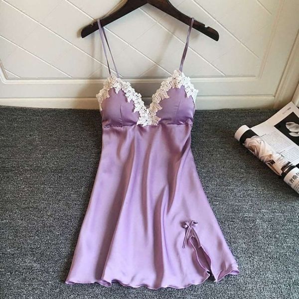 extremely seductive suspender nightdress women's bra korean version silk pajamas home clothes summer, Black;red
extremely seductive suspender nightdress women's bra korean version silk pajamas home clothes summer, Black;red
