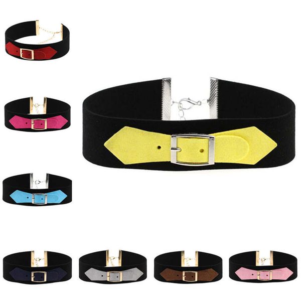 women's velvet necklace metal buckle neck chain collar chain gsfn254 (with chain) mix order 20 pieces a lot chokers, Golden;silver
women's velvet necklace metal buckle neck chain collar chain gsfn254 (with chain) mix order 20 pieces a lot chokers, Golden;silver