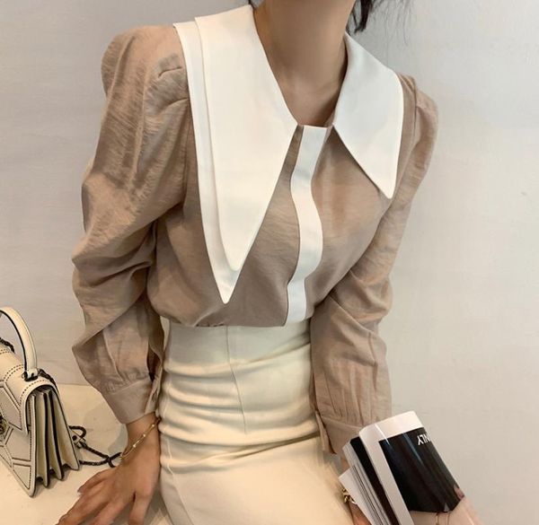 fashion sleeve autumn lady blouse shirts korean office long elegant vintage women spring style, White
fashion sleeve autumn lady blouse shirts korean office long elegant vintage women spring style, White