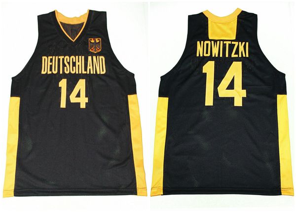 team deutschland germany #14 dirk nowitzki basketball jersey throwback mens stitched jersey custom made size s-5xl, Black
team deutschland germany #14 dirk nowitzki basketball jersey throwback mens stitched jersey custom made size s-5xl, Black