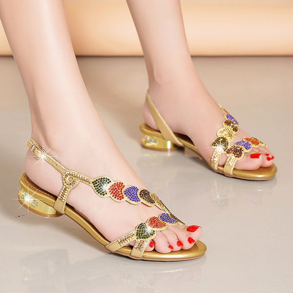 gold color crystal design women low heel platform sandals purhinestone sandal summer fashion new h20605-12 0928, Black
gold color crystal design women low heel platform sandals purhinestone sandal summer fashion new h20605-12 0928, Black