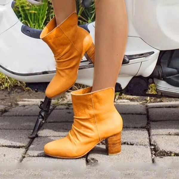 womens chunky heel casual comfy female ankle boots autumn winter 2020 ladies slip on round toe soft pleated walking shoes, Black
womens chunky heel casual comfy female ankle boots autumn winter 2020 ladies slip on round toe soft pleated walking shoes, Black