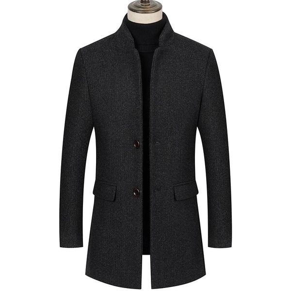 men's trench coats winter long 2021 brand mandarin collar men wool jacket slim fit, Tan;black
men's trench coats winter long 2021 brand mandarin collar men wool jacket slim fit, Tan;black