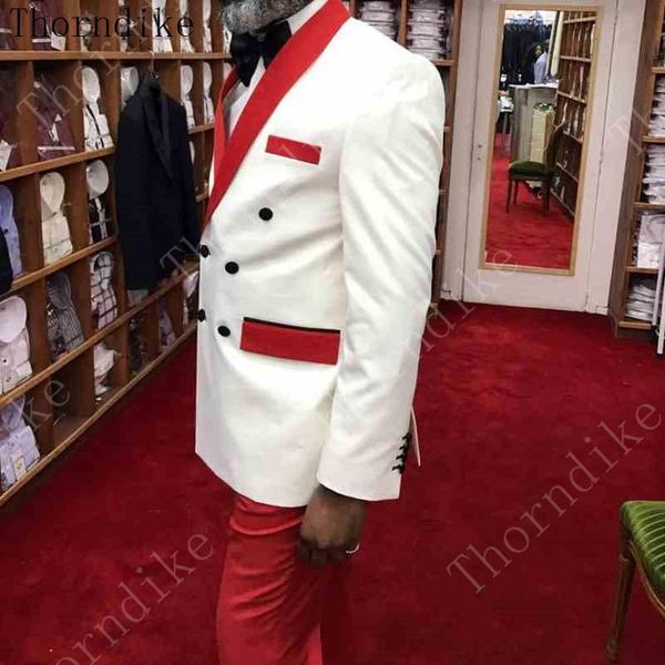 men's suits & blazers thorndike double breasted groomsmen groom tuxedos peaked black lapel men for wedding 2 pieces man blazer jacket+p, White;black
men's suits & blazers thorndike double breasted groomsmen groom tuxedos peaked black lapel men for wedding 2 pieces man blazer jacket+p, White;black