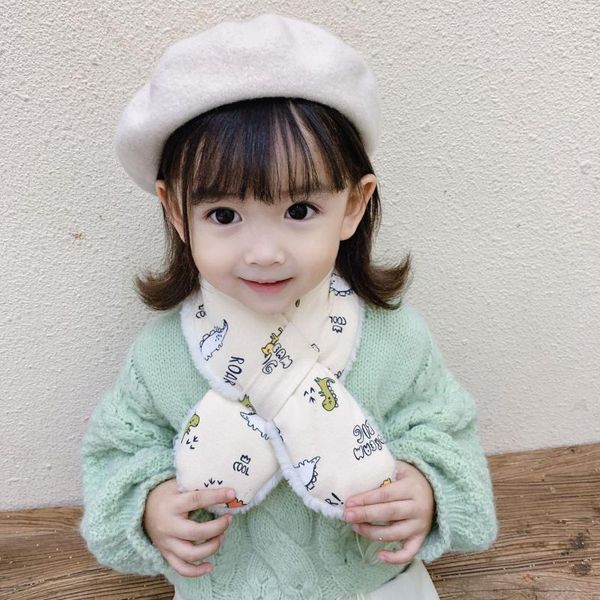small dinosaur children's scarf baby cute plush neck warm autumn and winter boys and girls korean scarf, Blue;gray
small dinosaur children's scarf baby cute plush neck warm autumn and winter boys and girls korean scarf, Blue;gray