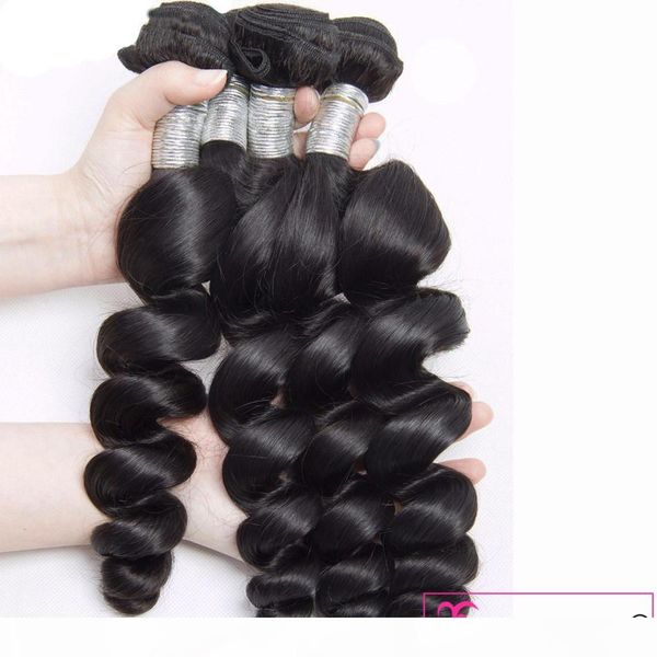 wholesale brazilian virgin hair loose wave 4 bundles 100g per bundles peruvian human hair weaves malaysian raw indian human hair extensions, Black
wholesale brazilian virgin hair loose wave 4 bundles 100g per bundles peruvian human hair weaves malaysian raw indian human hair extensions, Black