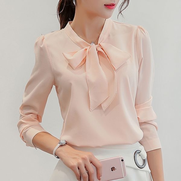 harajuku new spring summer blouse women long sleeve shirts fashion leisure chiffon shirt bow office ladies pink white 201201
harajuku new spring summer blouse women long sleeve shirts fashion leisure chiffon shirt bow office ladies pink white 201201
