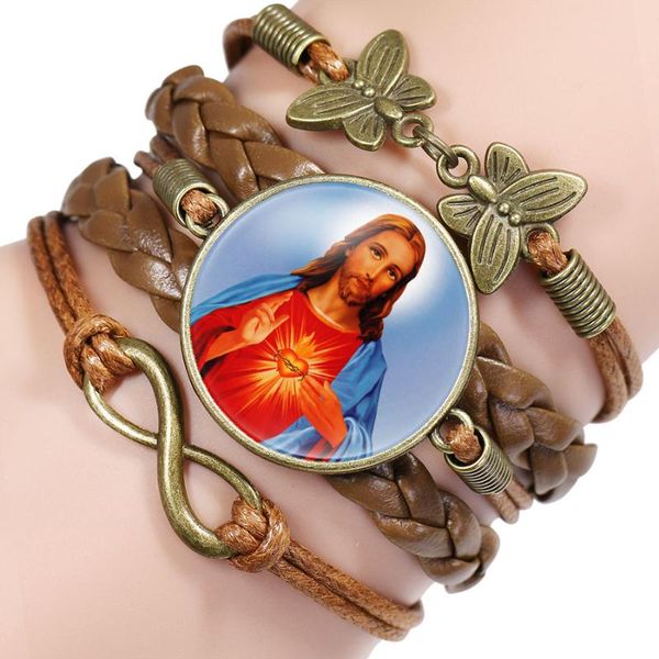 charm bracelets our lady prayer religious infinity bracelet vintage jesus portrait glass cabochon leather bless from gold virgin mary, Golden;silver
charm bracelets our lady prayer religious infinity bracelet vintage jesus portrait glass cabochon leather bless from gold virgin mary, Golden;silver