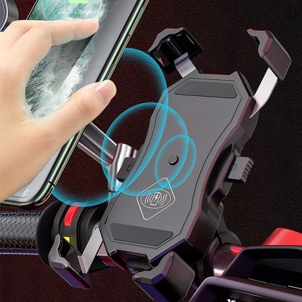 43fg15w bike wireless mobile charging phone holder for iphone android xiaomi samsung motorcycle accessories
43fg15w bike wireless mobile charging phone holder for iphone android xiaomi samsung motorcycle accessories