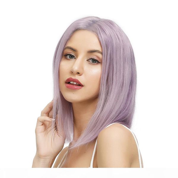 augmarhair 13x4 colored lace front human hair wigs short bob wig remy hiar light pink straight wig, Black;brown
augmarhair 13x4 colored lace front human hair wigs short bob wig remy hiar light pink straight wig, Black;brown