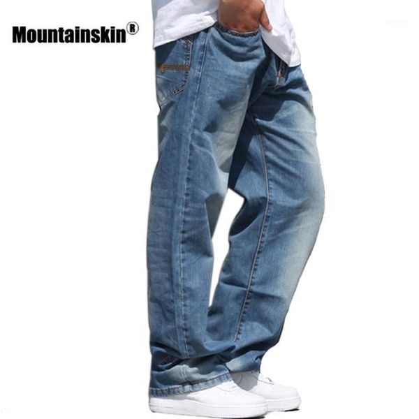 mountainskin fashion men's jeans streetwear retro denim jeans men's pants hiphop old male casual loose plus size ja4631, Blue
mountainskin fashion men's jeans streetwear retro denim jeans men's pants hiphop old male casual loose plus size ja4631, Blue