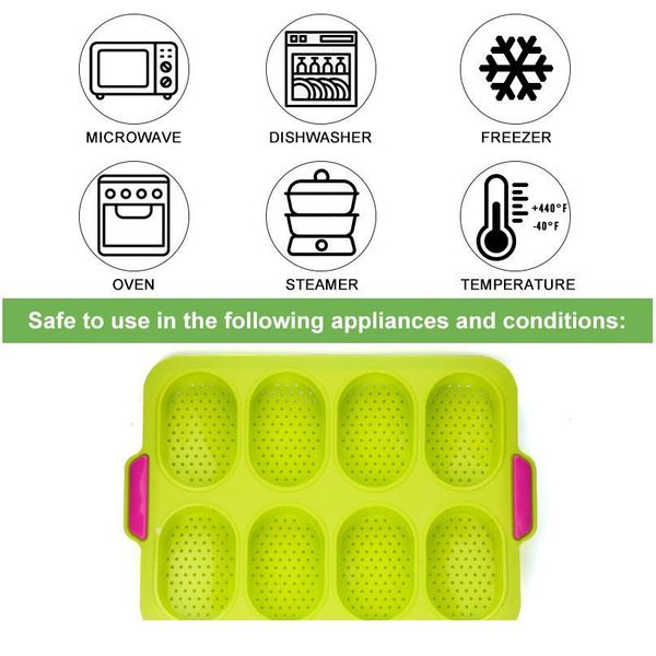 sile muffin round cake baguette non-stick mold household reusable temperature resistant bakeware tray mold baki jllvcs
sile muffin round cake baguette non-stick mold household reusable temperature resistant bakeware tray mold baki jllvcs