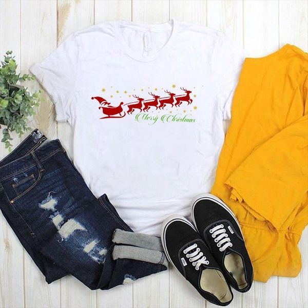 women lady t shirt christmas deer santa printed tshirt ladies short sleeve tee shirt women female clothes graphic t-shirt, White
women lady t shirt christmas deer santa printed tshirt ladies short sleeve tee shirt women female clothes graphic t-shirt, White