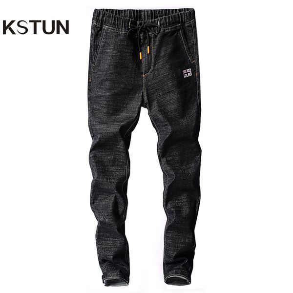 kstun mens jeans japan style spring autumn elastic waist black slim drawstring black jean man casual denim pants joggers homme, Blue
kstun mens jeans japan style spring autumn elastic waist black slim drawstring black jean man casual denim pants joggers homme, Blue