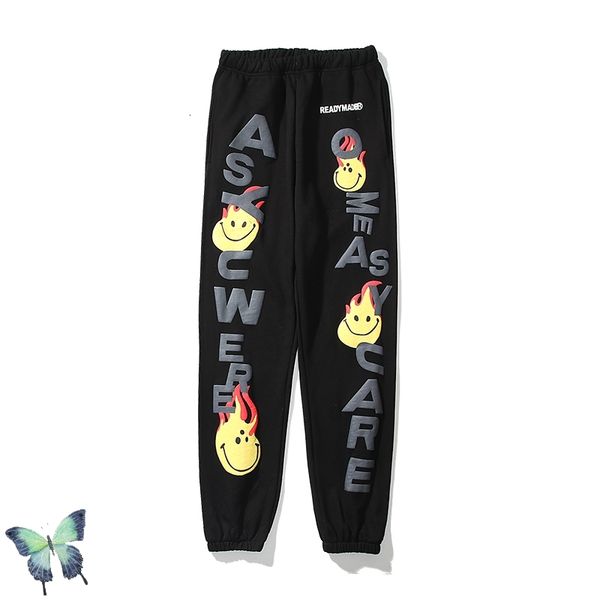 2021 new kapital the face sweatpants men women flame smiley three-dimensional relief printing trousers bn7x, Black
2021 new kapital the face sweatpants men women flame smiley three-dimensional relief printing trousers bn7x, Black