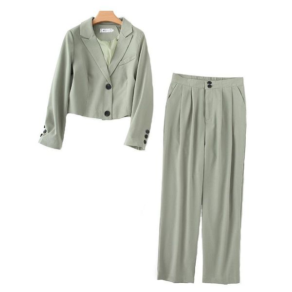 new women blazer two piece sets long sleeve blazer coat straight leg pants office lady formal suit two piece set p133, White
new women blazer two piece sets long sleeve blazer coat straight leg pants office lady formal suit two piece set p133, White