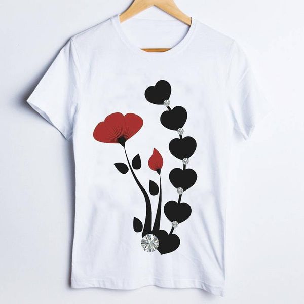 women tees print graphic fashion love flower floral plant kawaii 90s ladies clothes lady clothing female t shirt t-shirt, White
women tees print graphic fashion love flower floral plant kawaii 90s ladies clothes lady clothing female t shirt t-shirt, White