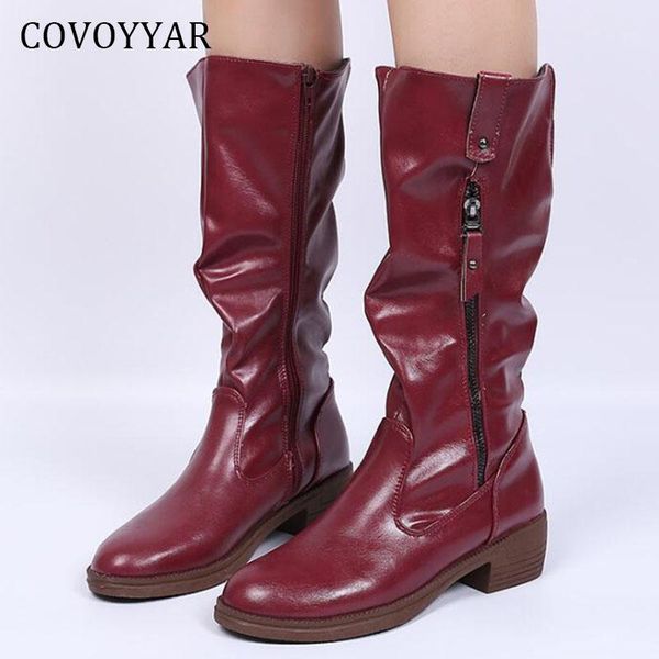 boots covoyyar autumn red woman western mid-calf winter pleated shoes women black punk platform big sizes 35-43 wbs40431
boots covoyyar autumn red woman western mid-calf winter pleated shoes women black punk platform big sizes 35-43 wbs40431