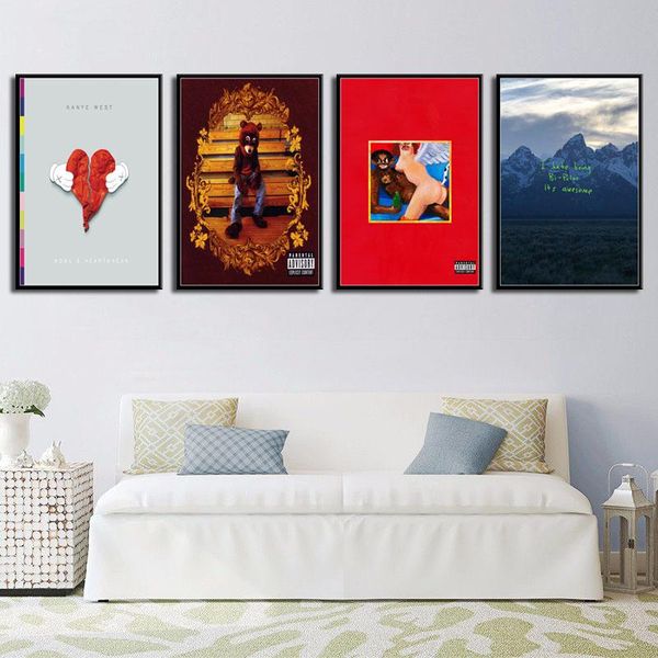 kanye west жизнь пабло ye hot music cover hip hop rap искусство живопись урожай холст плакат на стене home decor
kanye west жизнь пабло ye hot music cover hip hop rap искусство живопись урожай холст плакат на стене home decor