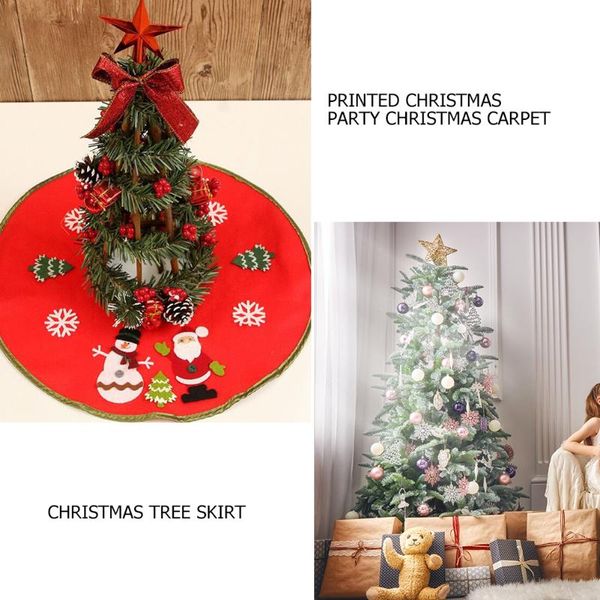 xmas party home holiday decoration tree dress christmas home round anti slip floor mat tree skirt non-woven carpet
xmas party home holiday decoration tree dress christmas home round anti slip floor mat tree skirt non-woven carpet