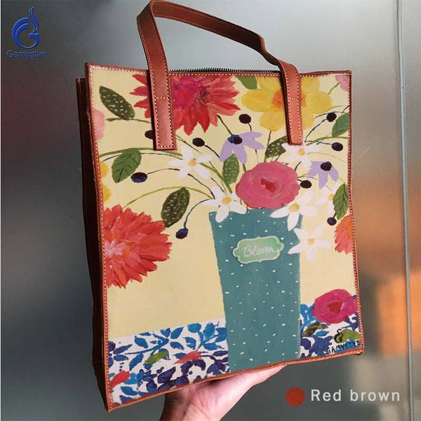 art hand painted beauty flowers women bags designer big capacity genuine leather women bags design women handbag custom gift bag
art hand painted beauty flowers women bags designer big capacity genuine leather women bags design women handbag custom gift bag