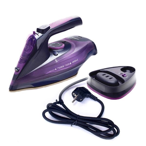 steam iron 5 speed adjust cordless charging portable clothes ironing steamer portable ceramic soleplate 2400w/360ml
steam iron 5 speed adjust cordless charging portable clothes ironing steamer portable ceramic soleplate 2400w/360ml
