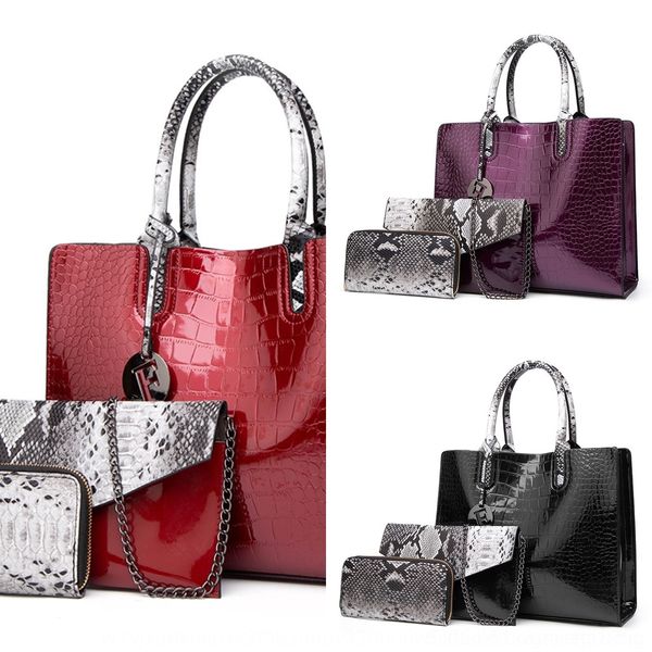 rtv7n mother new child patent new bagfashion women's bagleather snakeskin pattern 2020 and fashion bag three-piece one-shoulder portabl
rtv7n mother new child patent new bagfashion women's bagleather snakeskin pattern 2020 and fashion bag three-piece one-shoulder portabl