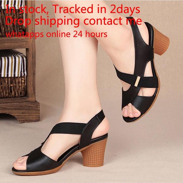 fashion women sandals platform summer round mid heel peep toe casual non-slip back strap beach ladies shoes zapatos de mujer, Black
fashion women sandals platform summer round mid heel peep toe casual non-slip back strap beach ladies shoes zapatos de mujer, Black