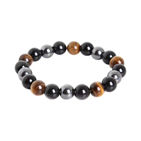 charm bracelets fashion natural stone bracelet tiger eye triple protection hematite and black obsidian, Golden;silver
charm bracelets fashion natural stone bracelet tiger eye triple protection hematite and black obsidian, Golden;silver