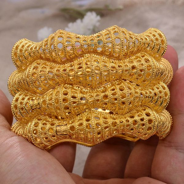 annayoyo 4pcs/lot 24k ethiopian gold bangles for women wedding bride bangles gold color jewelry middle east african bride gifts 0930, Black
annayoyo 4pcs/lot 24k ethiopian gold bangles for women wedding bride bangles gold color jewelry middle east african bride gifts 0930, Black