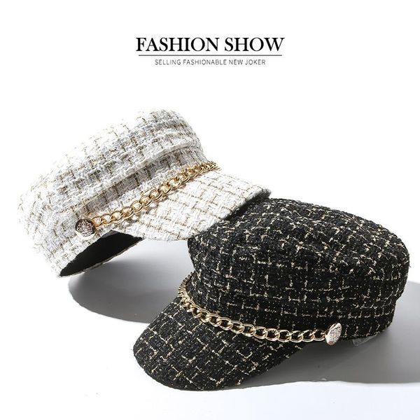 дизайнер tweed cap женщины плетеный пояс уличная flat top береты skipper sailor hat дамы осень путешествия капитан caps, Blue;gray
дизайнер tweed cap женщины плетеный пояс уличная flat top береты skipper sailor hat дамы осень путешествия капитан caps, Blue;gray