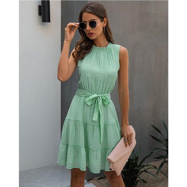 2021 summer sweet slash neck pleated dress a line women sashes dress sleeveless color mini sundress female beach dress vestido verano, Black;gray
2021 summer sweet slash neck pleated dress a line women sashes dress sleeveless color mini sundress female beach dress vestido verano, Black;gray