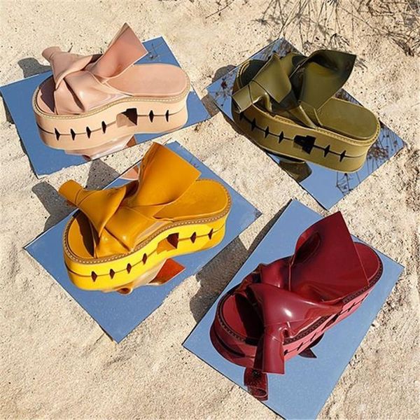 fashion women slides summer home shoes for women thick platform flip flops designer butterfly-knot beach sandals soft slippers1, Black 
fashion women slides summer home shoes for women thick platform flip flops designer butterfly-knot beach sandals soft slippers1, Black
