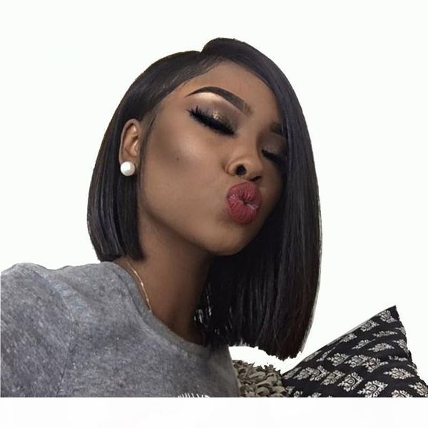 bob new unprocessed virgin remy human hair natural straight natural color short full lace wig for women, Black;brown
bob new unprocessed virgin remy human hair natural straight natural color short full lace wig for women, Black;brown