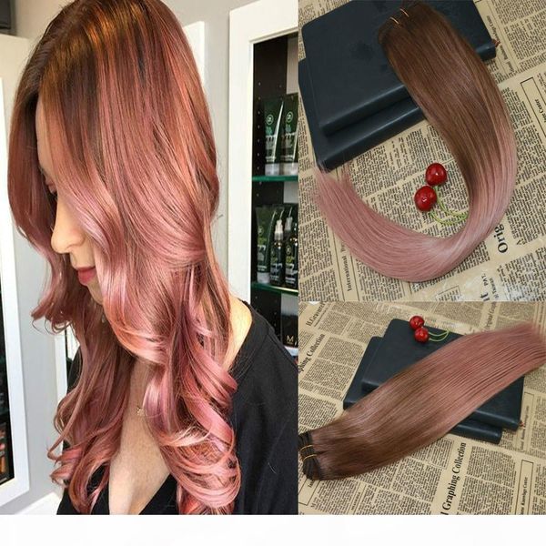 balayage real human hair weave rose gold virgin remy weft hair extensions unprocessed slik straight bundles omber hair extensions, Black
balayage real human hair weave rose gold virgin remy weft hair extensions unprocessed slik straight bundles omber hair extensions, Black