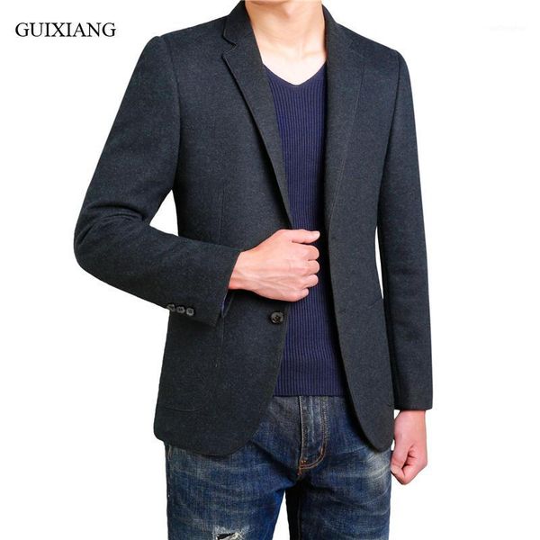2020 new spring style men boutique woolen blazers high-quality business casual solid blazer men's leisure slim suit coat s-4xl1, White;black
2020 new spring style men boutique woolen blazers high-quality business casual solid blazer men's leisure slim suit coat s-4xl1, White;black