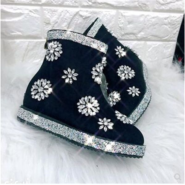 2020 winter handcrafted luxury strass inside increased cotton at snow boots tzpr, Black
2020 winter handcrafted luxury strass inside increased cotton at snow boots tzpr, Black