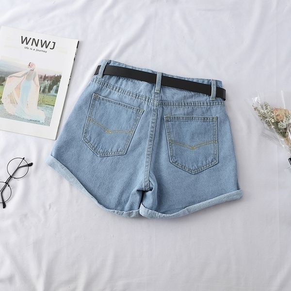 heliar spring women femenino bodycon jean girl student jeans waistband skinny denim shorts y200822, White;black 
heliar spring women femenino bodycon jean girl student jeans waistband skinny denim shorts y200822, White;black
