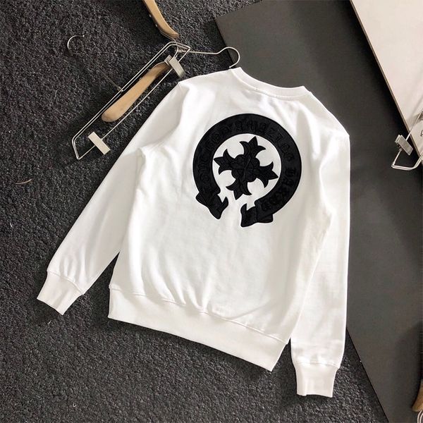 fashion brand autumn and winter new crosin ch pure cotton color matching sanskrit cross sweater bf style men's and women's long sl, Black
fashion brand autumn and winter new crosin ch pure cotton color matching sanskrit cross sweater bf style men's and women's long sl, Black