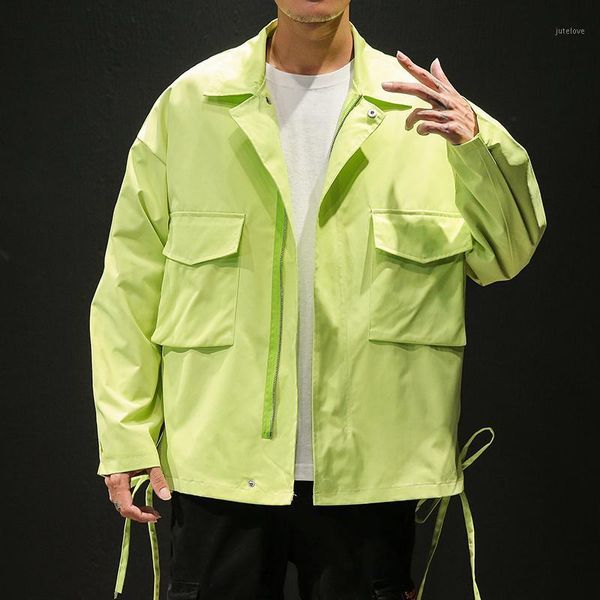 lightweight neon yellow black olive personality loose men cargo shirt jacket button clousue casual hip wear1, Black;brown
lightweight neon yellow black olive personality loose men cargo shirt jacket button clousue casual hip wear1, Black;brown