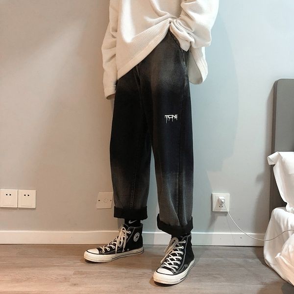 summer gradient jeans men's loose casual pantsjeans wide leg pantsstraight tube drop feeling wide leg pants korean version ins trendy c, Blue
summer gradient jeans men's loose casual pantsjeans wide leg pantsstraight tube drop feeling wide leg pants korean version ins trendy c, Blue