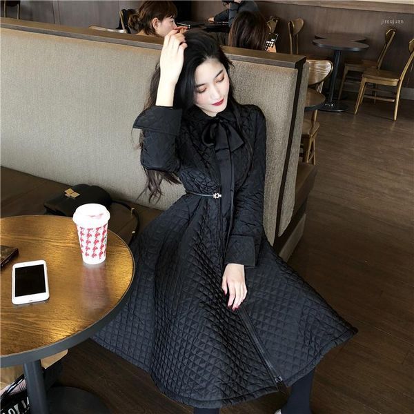 black women's cotton coat autumn winter 2021 new fashion temperament coats slim waist long women cotton jackets large size1
black women's cotton coat autumn winter 2021 new fashion temperament coats slim waist long women cotton jackets large size1
