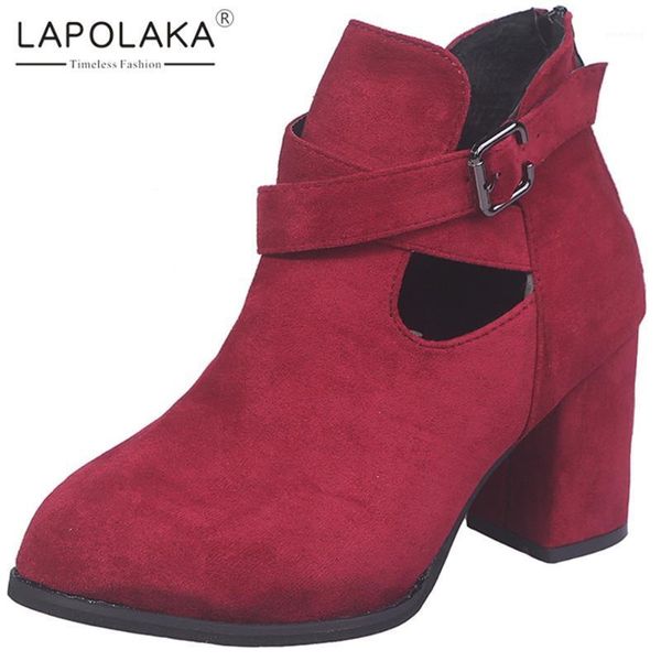 boots lapolaka arrivals dropship 2021 concise shoes woman zip up chunky heels buckle decoration ankle women shoes1, Black
boots lapolaka arrivals dropship 2021 concise shoes woman zip up chunky heels buckle decoration ankle women shoes1, Black