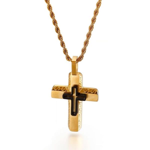 haoyi boutique stainless steel pendant necklace steel cross pendan jesus prays necklace party for men's jewelry, Silver
haoyi boutique stainless steel pendant necklace steel cross pendan jesus prays necklace party for men's jewelry, Silver